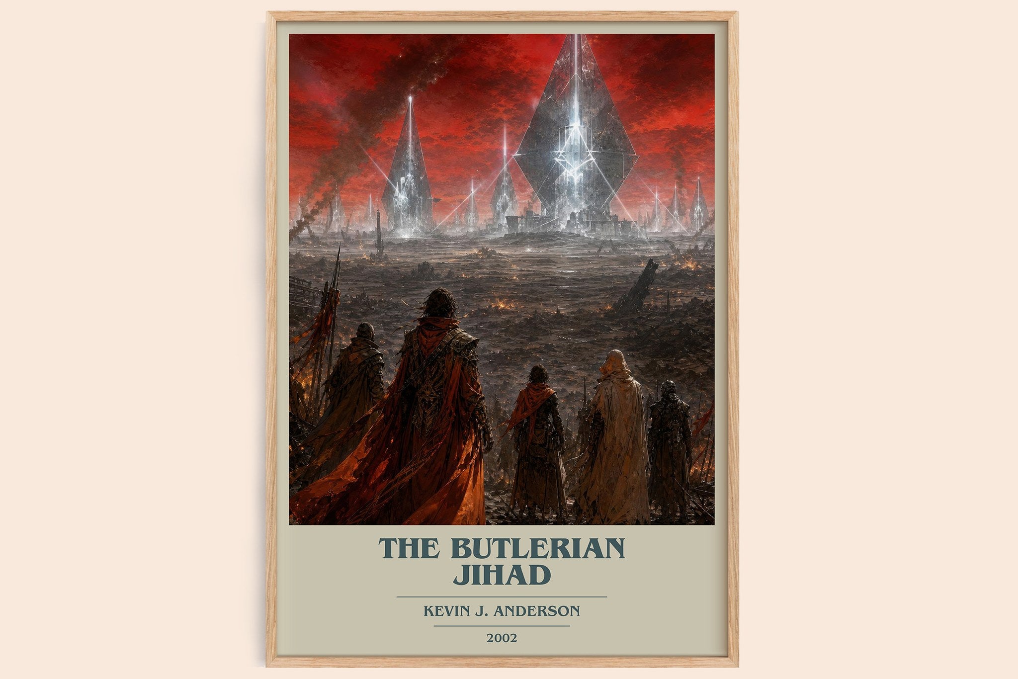 The Butlerian Jihad Book Cover Poster by Kevin J. Anderson