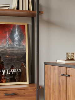 The Butlerian Jihad book watercolour illustration paper finish options – matte satin gloss