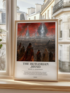 The Butlerian Jihad bookish poster colour and style options – Kevin J. Anderson book art