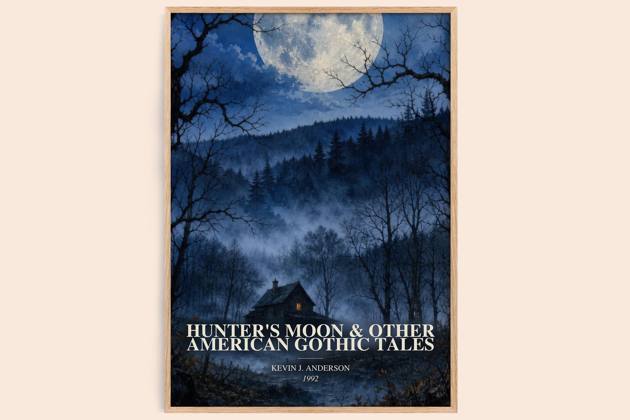 Hunter's Moon & Other American Gothic Tales Book Watercolour Illustration by Kevin J. Anderson