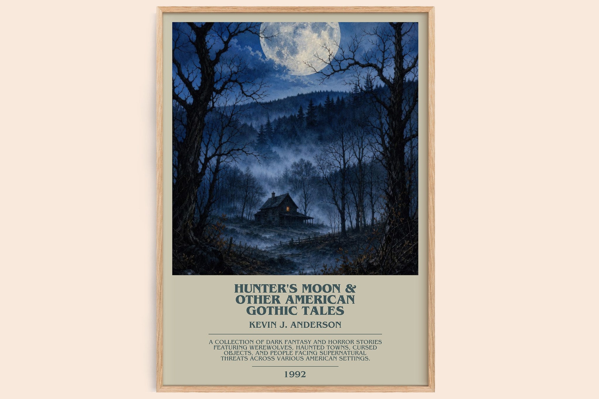 Hunter's Moon & Other American Gothic Tales Bookish Wall Art by Kevin J. Anderson