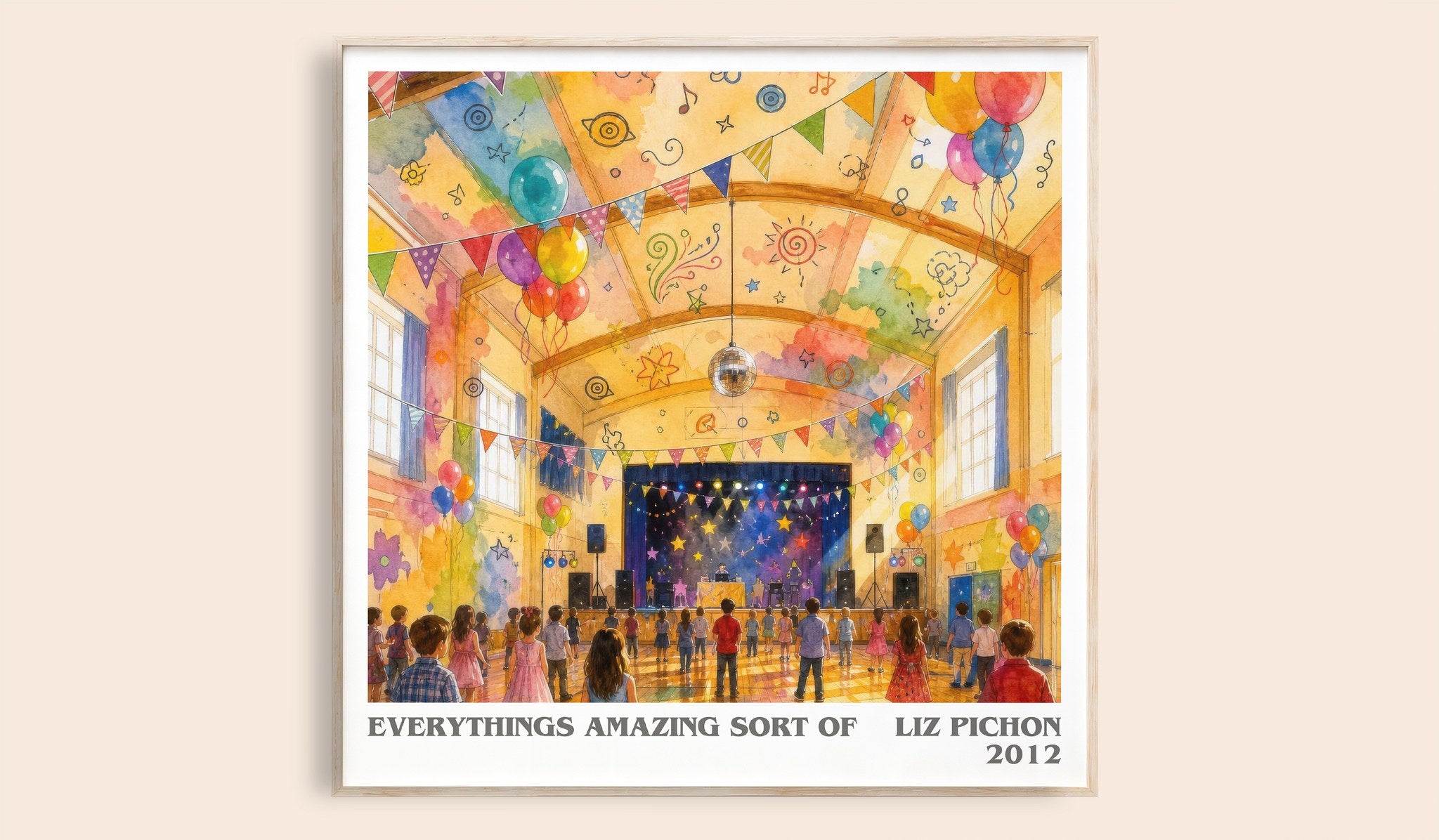 Everythings Amazing Sort Of Literary Art Print by Liz Pichon
