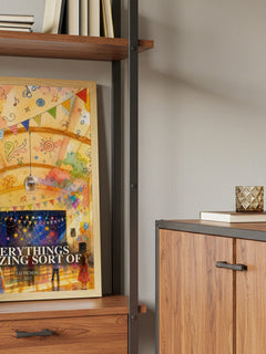 Everythings Amazing Sort Of book watercolour illustration paper finish options – matte satin gloss