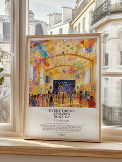 Everythings Amazing Sort Of bookish poster colour and style options – Liz Pichon book art