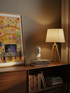 Everythings Amazing Sort Of watercolour print on bookshelf – Liz Pichon fan gift