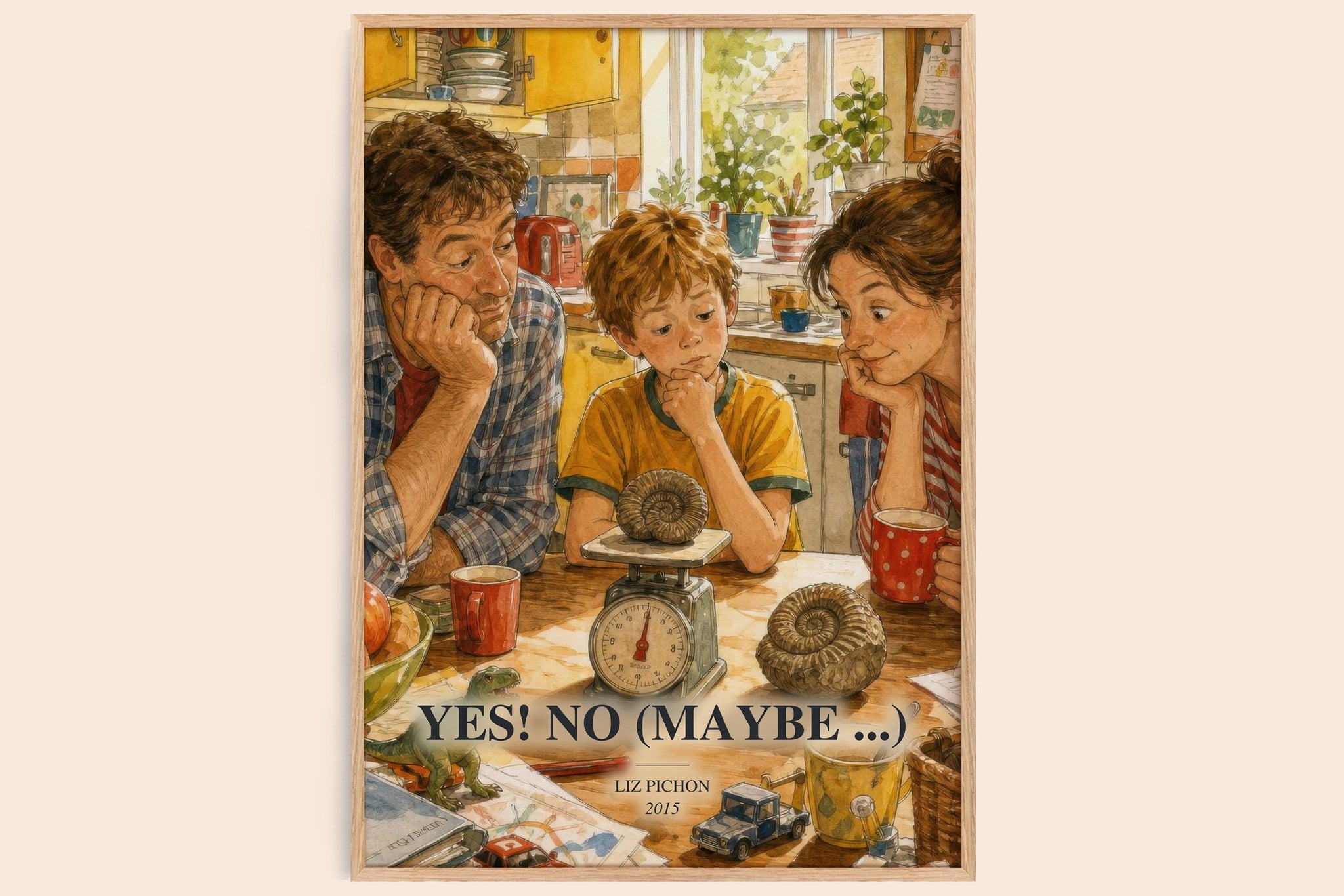 Yes! no (maybe ...) Book Watercolour Illustration by Liz Pichon