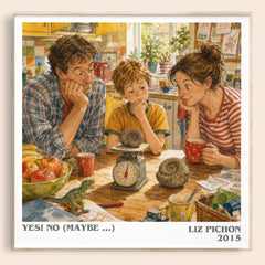 Yes! no (maybe ...) Literary Art Print by Liz Pichon – image 1