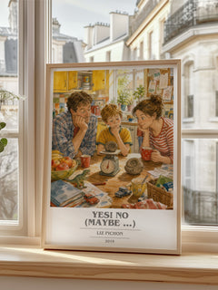 Yes! no (maybe ...) book cover poster colour and style options – Liz Pichon book art