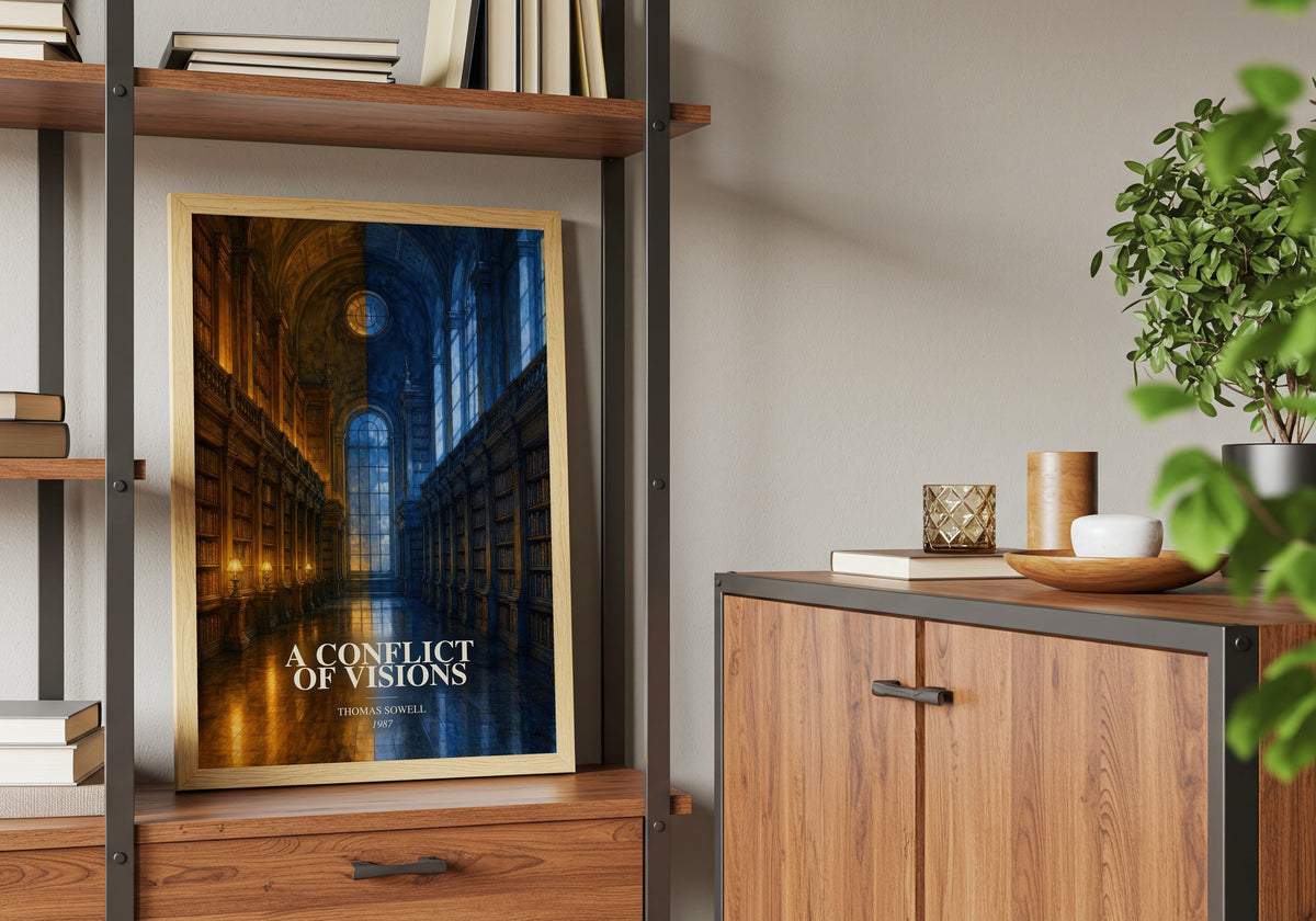 A conflict of visions book watercolour illustration paper finish options – matte satin gloss