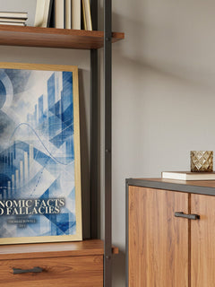 Economic Facts and Fallacies book watercolour illustration paper finish options – matte satin gloss