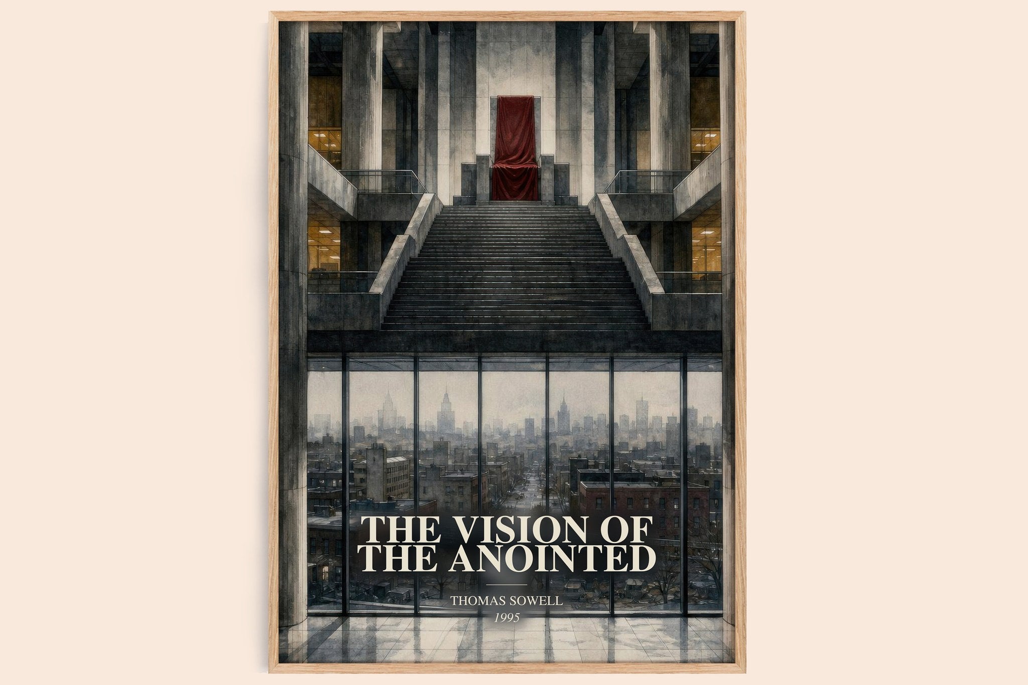 Vision of the Anointed Book Watercolour Illustration by Thomas Sowell