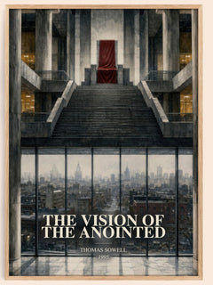 The Vision of the Anointed watercolour book poster by Thomas Sowell – framed literary art print