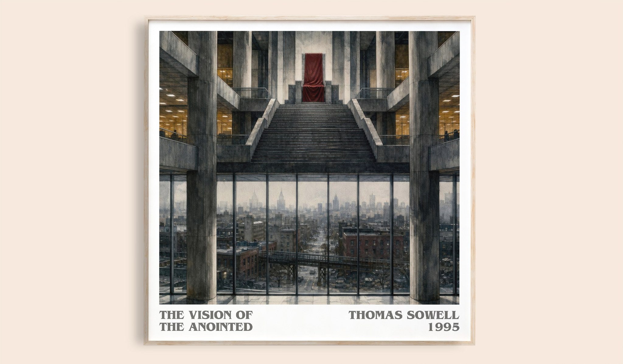 The Vision of the Anointed Literary Art Print by Thomas Sowell