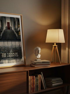 The Vision of the Anointed watercolour print on bookshelf – Thomas Sowell fan gift