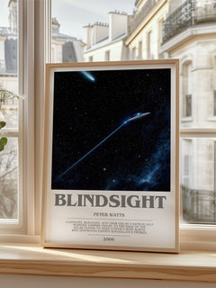 Blindsight bookish poster colour and style options – Peter Watts book art