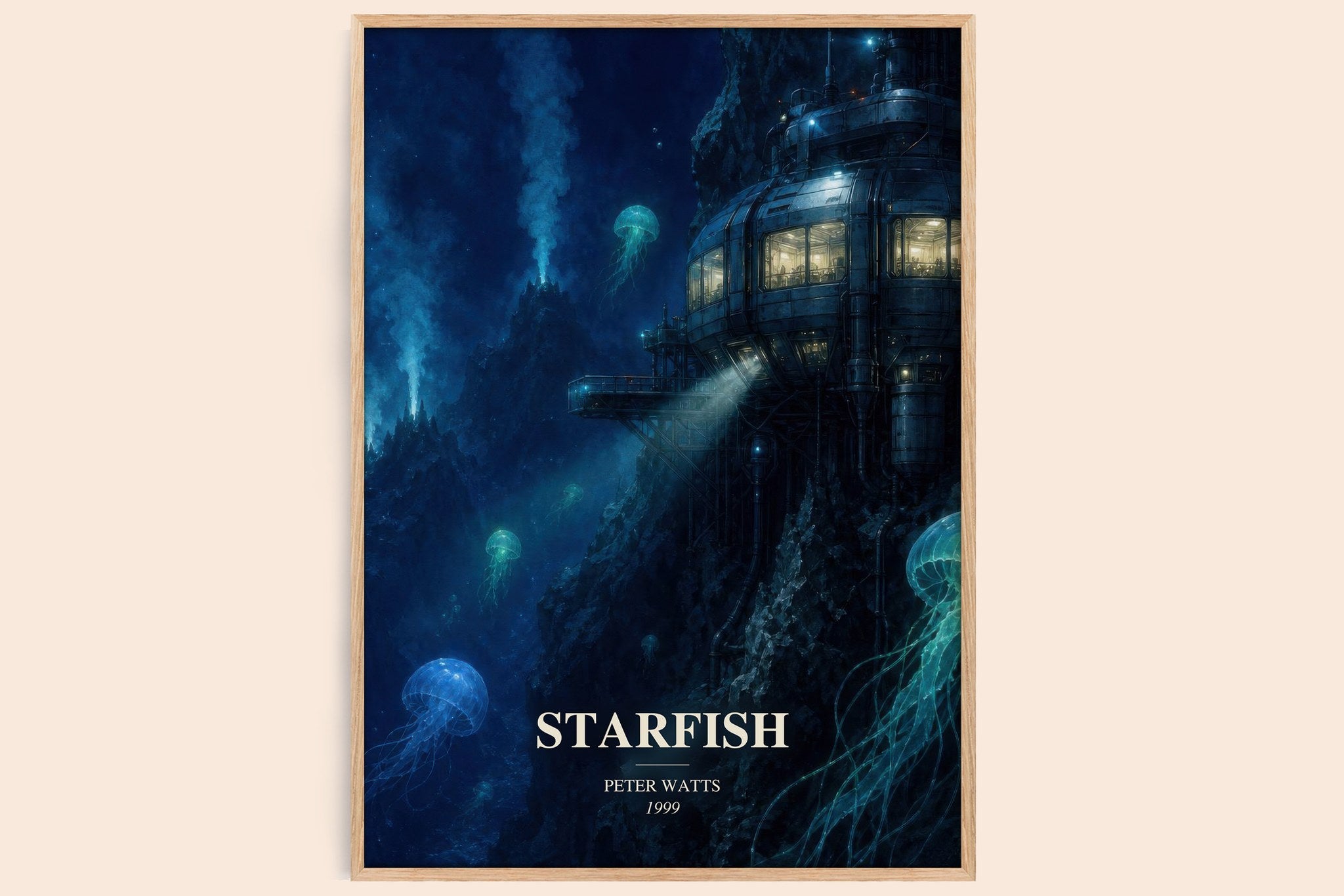 Starfish Book Watercolour Illustration by Peter Watts