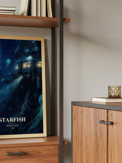 Starfish book watercolour illustration paper finish options – matte satin gloss