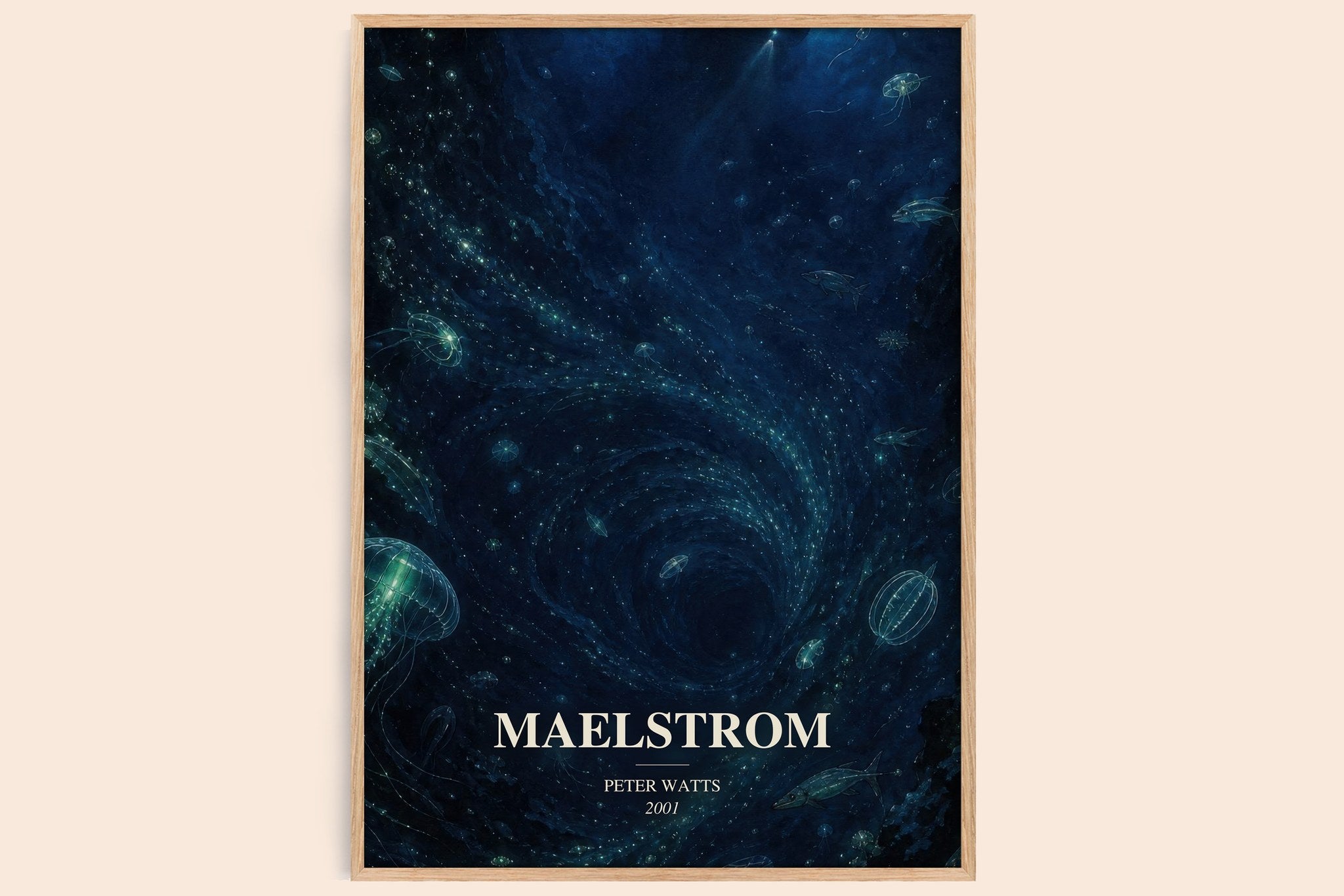 Maelstrom Book Watercolour Illustration by Peter Watts