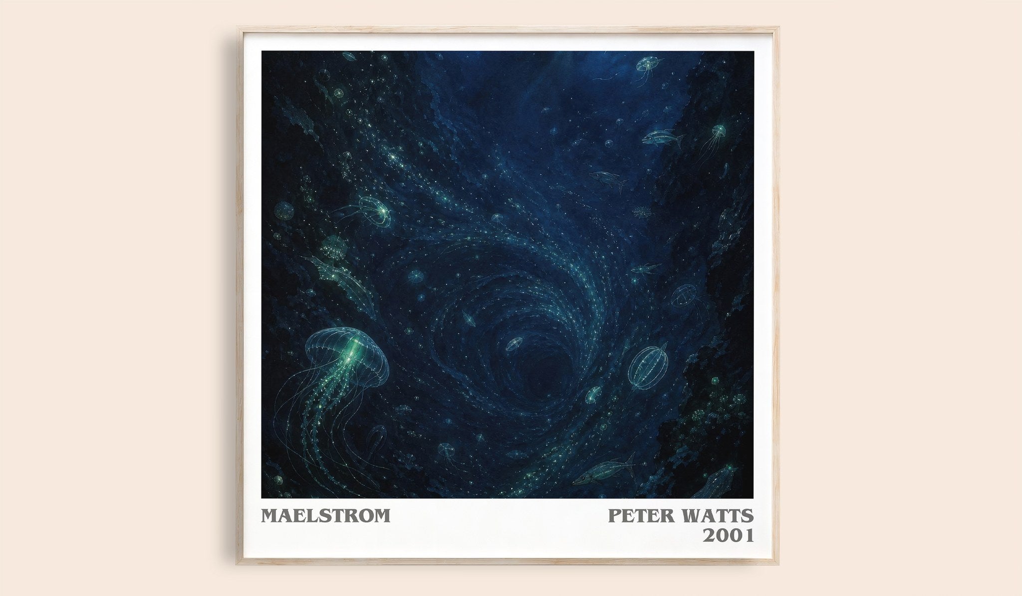 Maelstrom Literary Art Print by Peter Watts