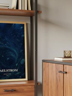 Maelstrom book watercolour illustration paper finish options – matte satin gloss