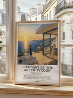 Pregnant By The Greek Tycoon bookish poster colour and style options – Kim Lawrence book art