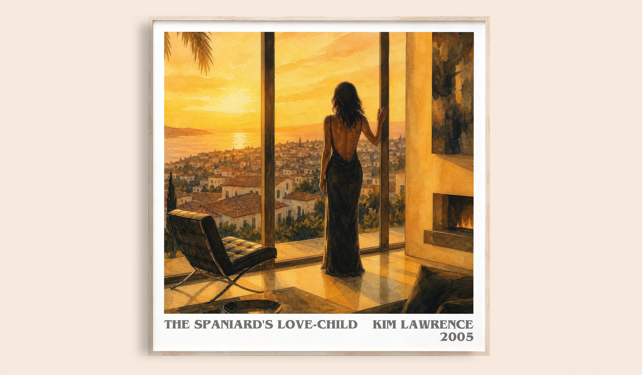 The Spaniard's Love-Child Literary Art Print by Kim Lawrence