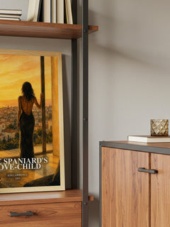 The Spaniard's Love-Child book watercolour illustration paper finish options – matte satin gloss