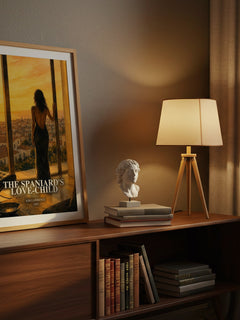 The Spaniard's Love-Child watercolour print on bookshelf – Kim Lawrence fan gift