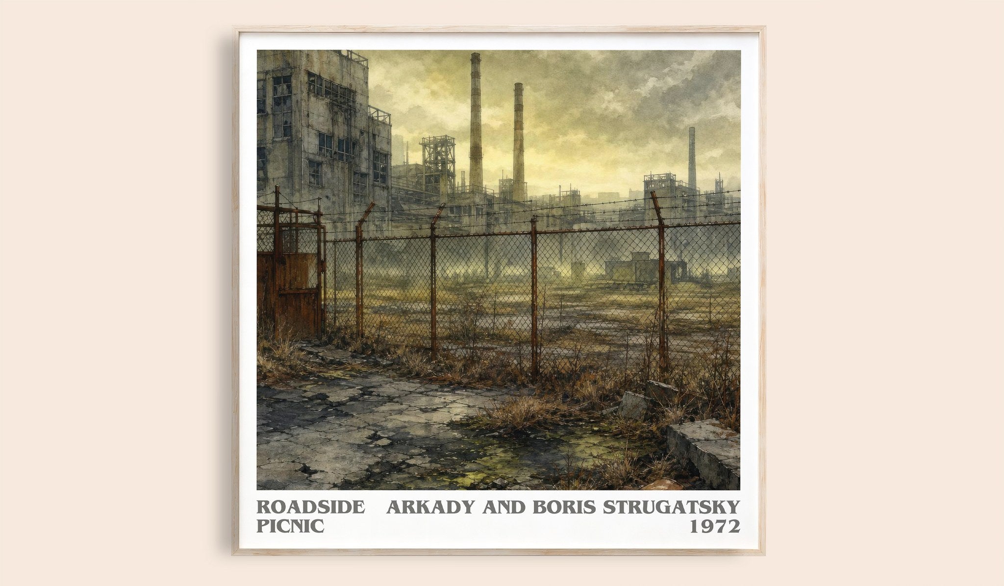 Roadside Picnic Literary Art Print by Arkady and Boris Strugatsky