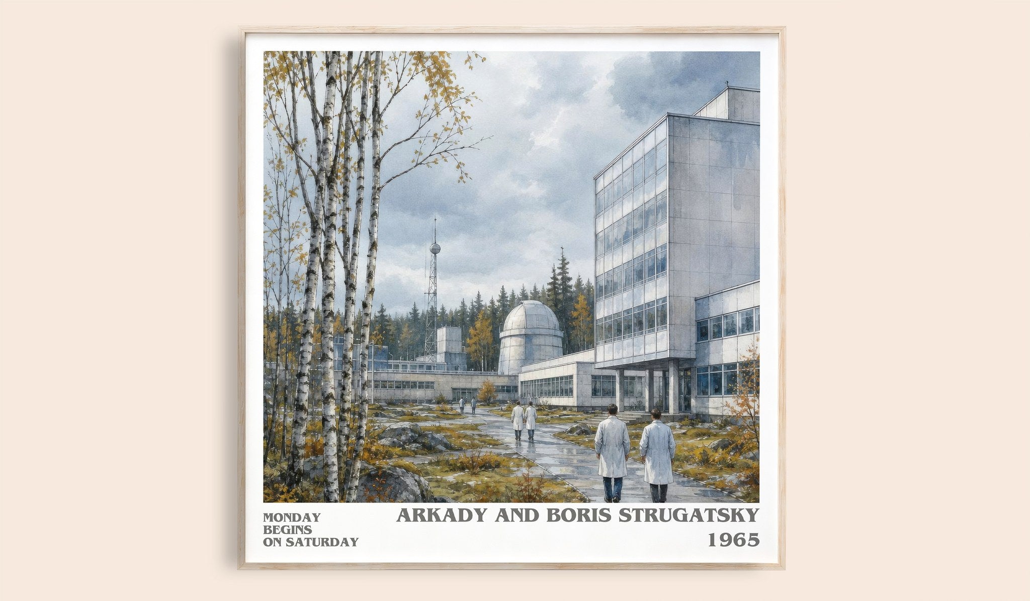 Monday Begins on Saturday Literary Art Print by A. Strugatsky