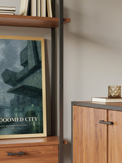 The Doomed City book watercolour illustration paper finish options – matte satin gloss