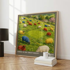 Where is the green sheep? Literary Art Print by Mem Fox – image 3