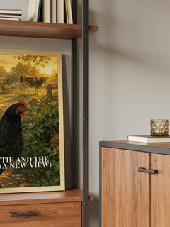 Hattie and the fox (A New View) book watercolour illustration paper finish options – matte satin gloss