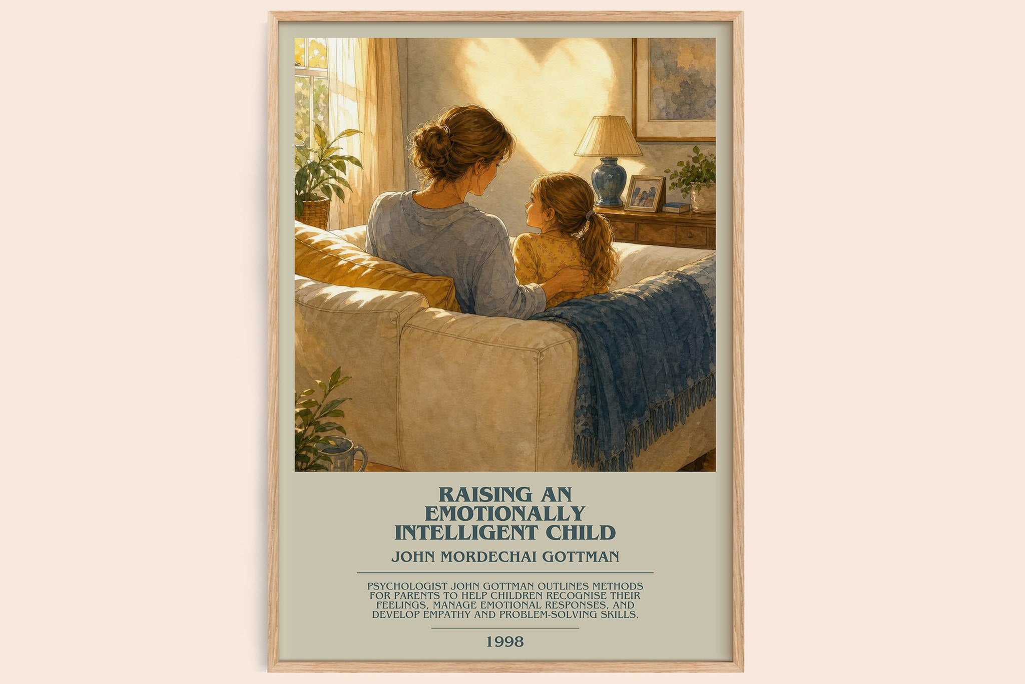 Raising an emotionally intelligent child Bookish Wall Art by John Mordechai Gottman
