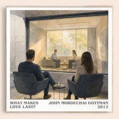 What makes love last? Literary Art Print by John Mordechai Gottman – image 1