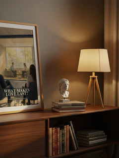 What makes love last? watercolour print on bookshelf – John Mordechai Gottman fan gift