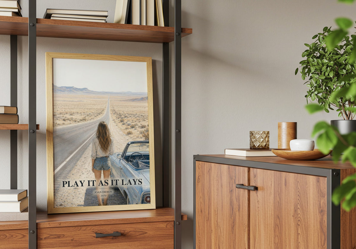 Play It as It Lays book watercolour illustration paper finish options – matte satin gloss