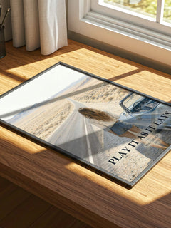 Play It as It Lays watercolour book poster framed on wall – literary fiction wall art