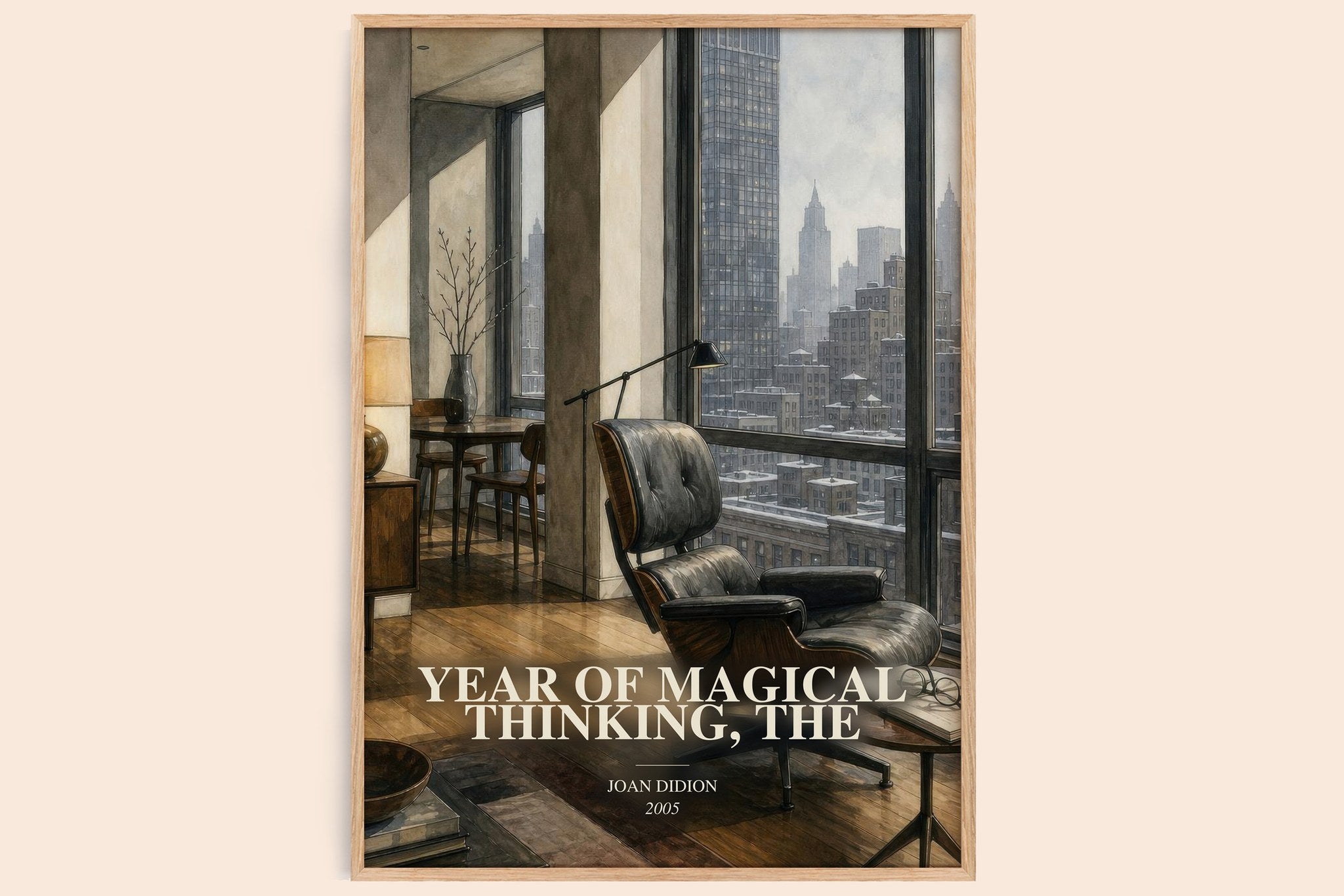 Year of Magical Thinking, The Book Watercolour Illustration by Joan Didion