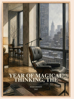 Year of Magical Thinking, The watercolour book poster by Joan Didion – framed literary art print