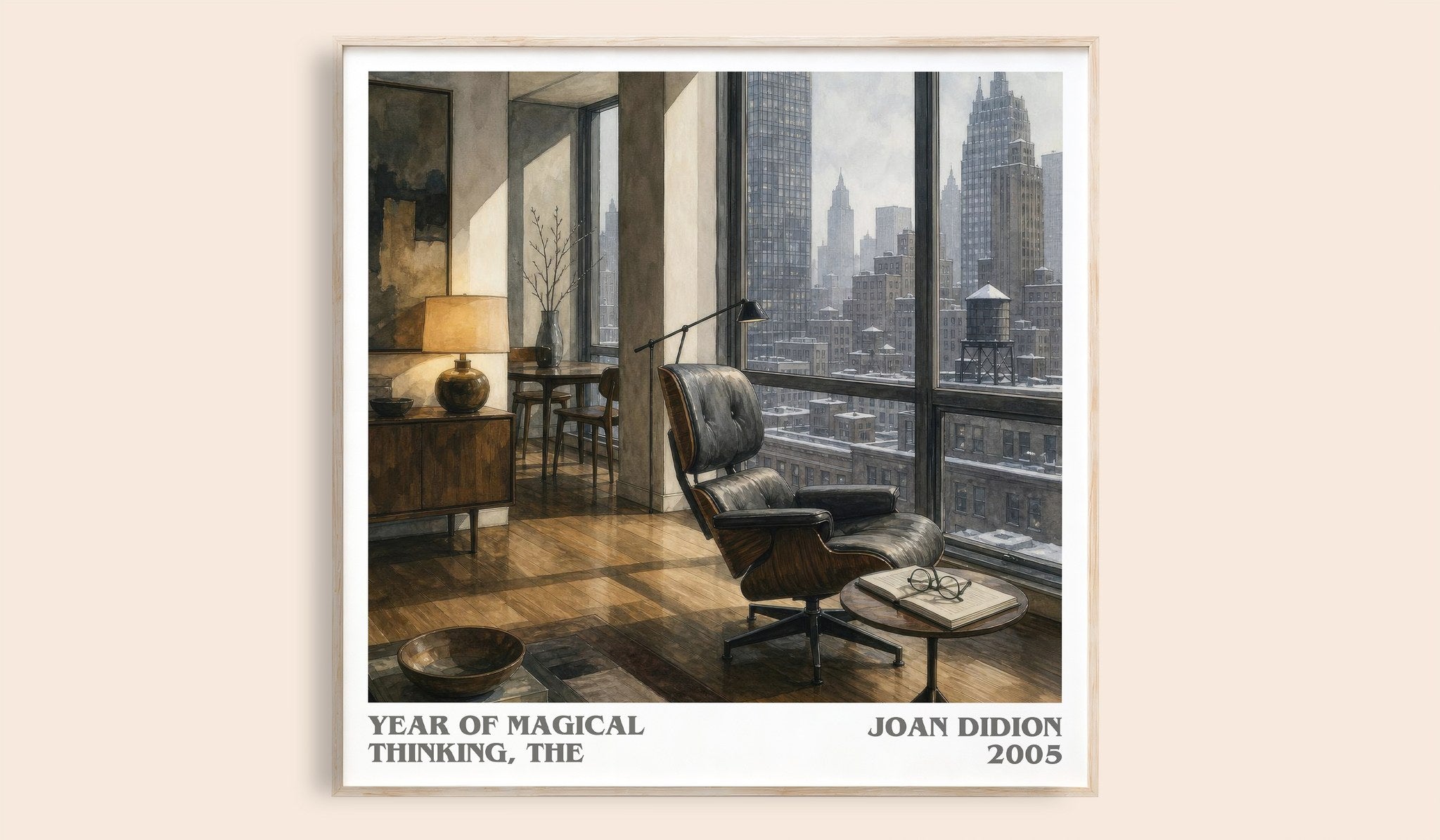 Year of Magical Thinking, The Literary Art Print by Joan Didion