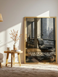 Year of Magical Thinking, The watercolour print in frame leaning in hallway – memoir wall art
