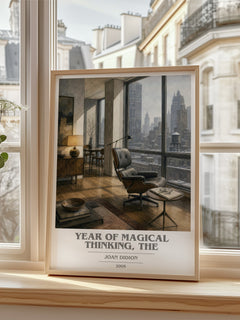 Year of Magical Thinking, The book cover poster colour and style options – Joan Didion book art