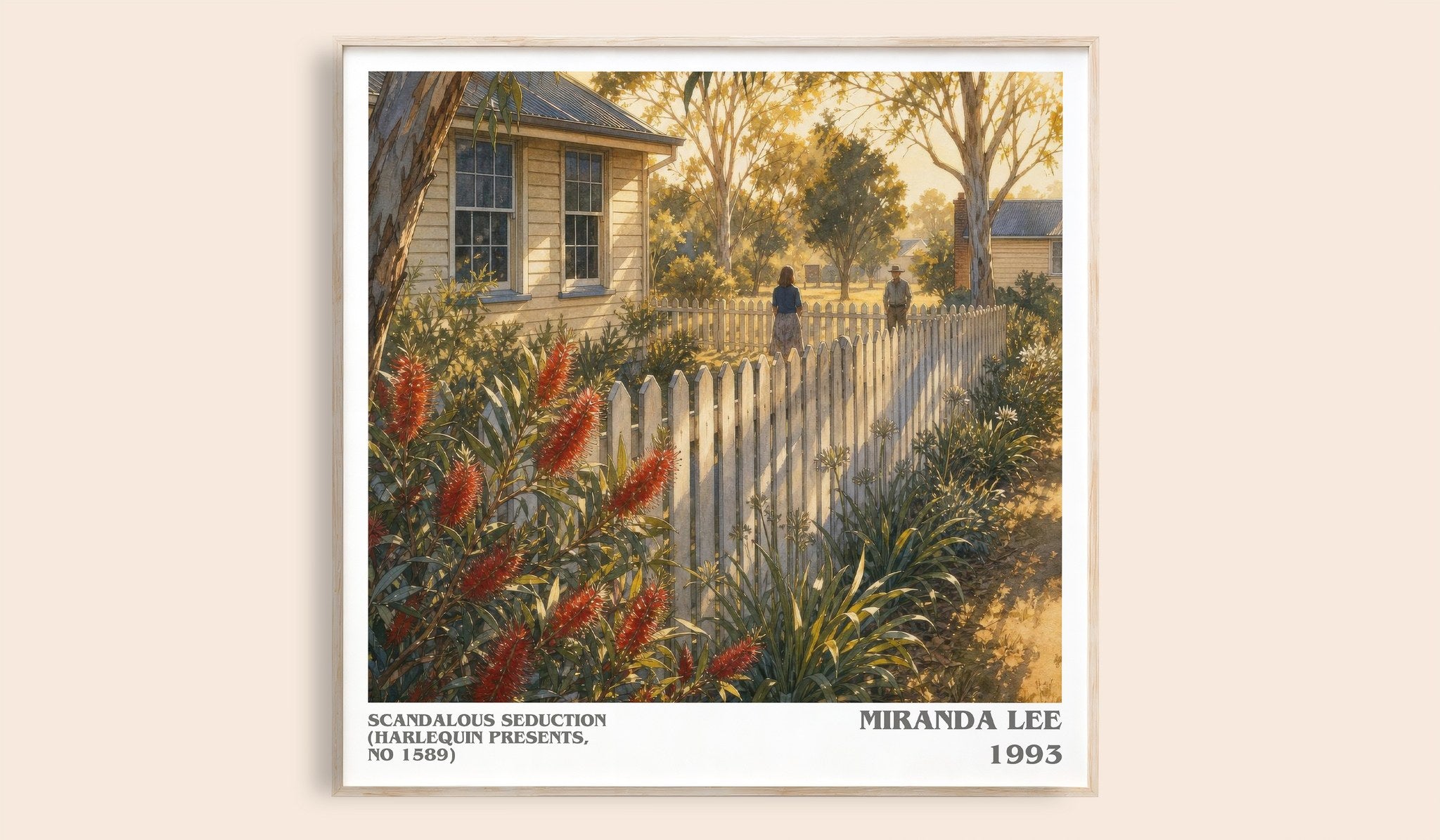 Scandalous Seduction (Harlequin Presents, No 1589) Literary Art Print by Miranda Lee