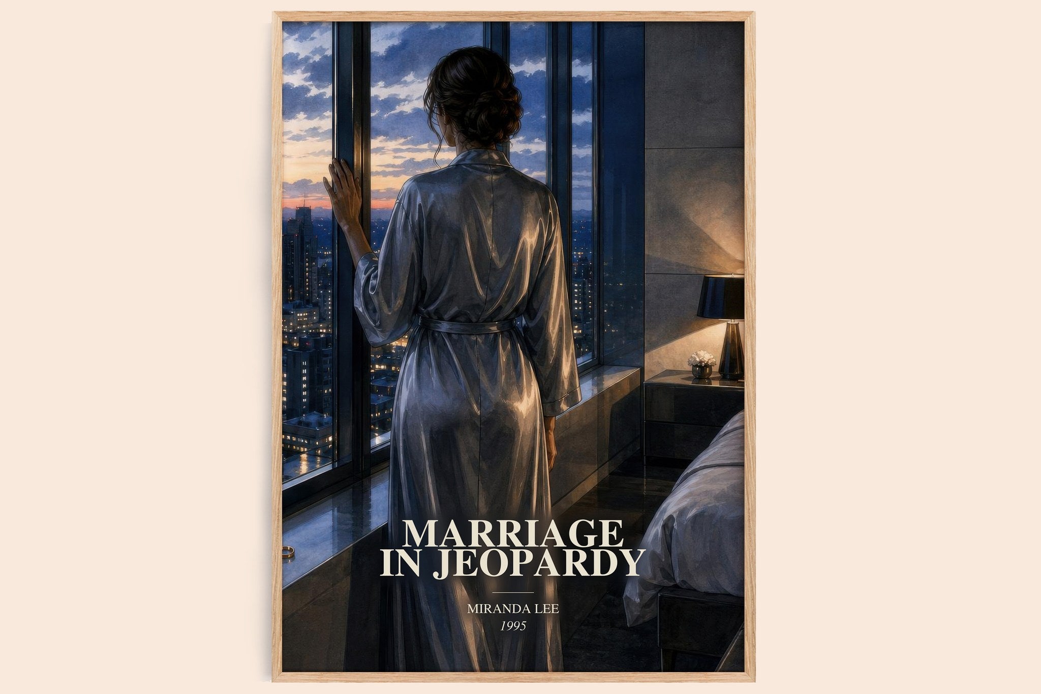 Marriage In Jeopardy Book Watercolour Illustration by Miranda Lee