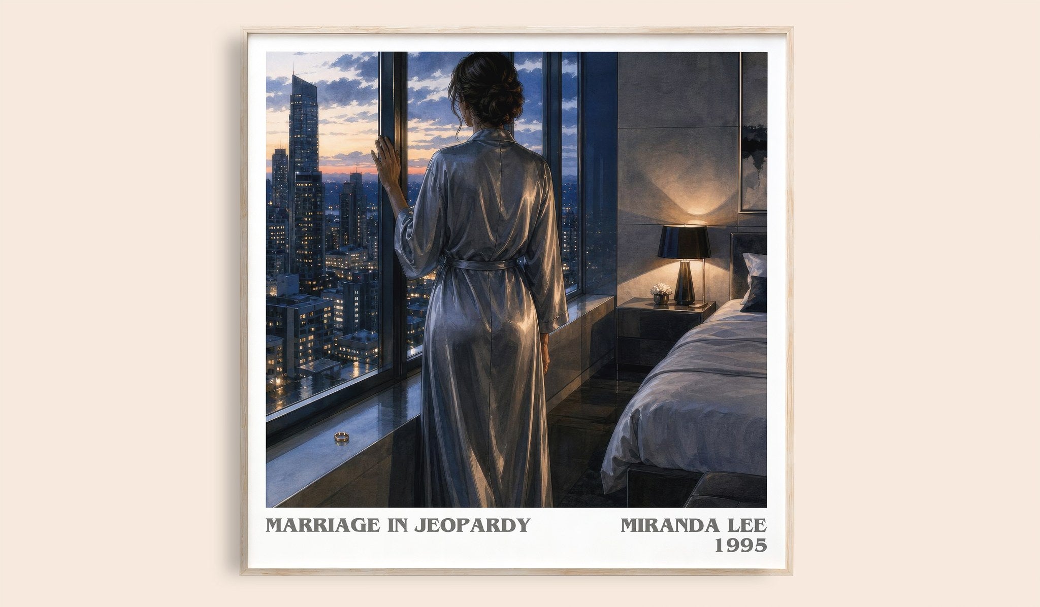 Marriage In Jeopardy Literary Art Print by Miranda Lee