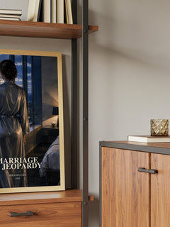 Marriage In Jeopardy book watercolour illustration paper finish options – matte satin gloss