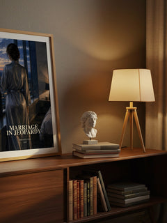 Marriage In Jeopardy watercolour print on bookshelf – Miranda Lee fan gift