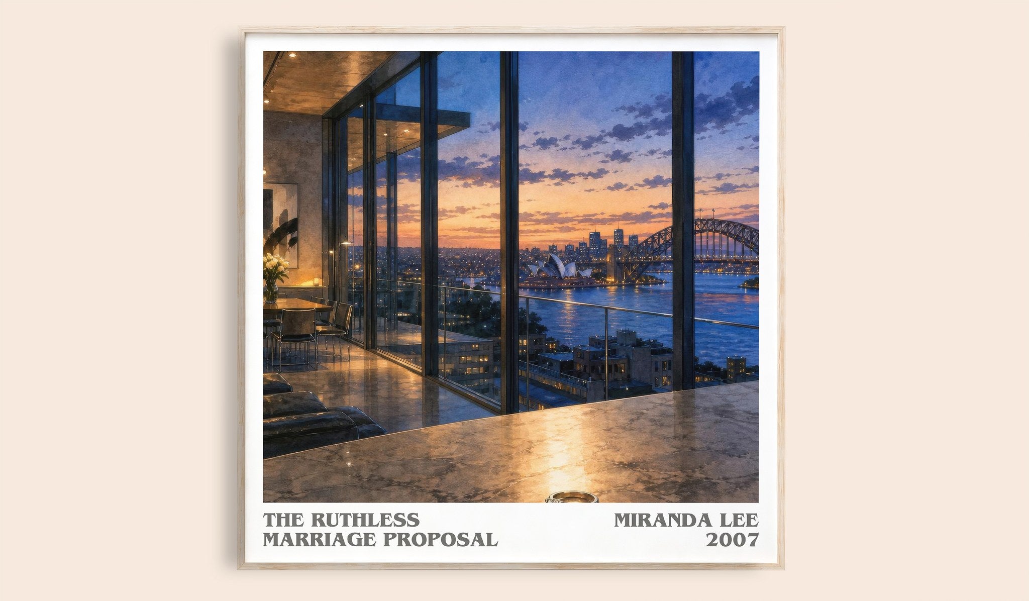 The Ruthless Marriage Proposal Literary Art Print by Miranda Lee