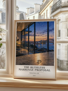 The Ruthless Marriage Proposal book cover poster colour and style options – Miranda Lee book art